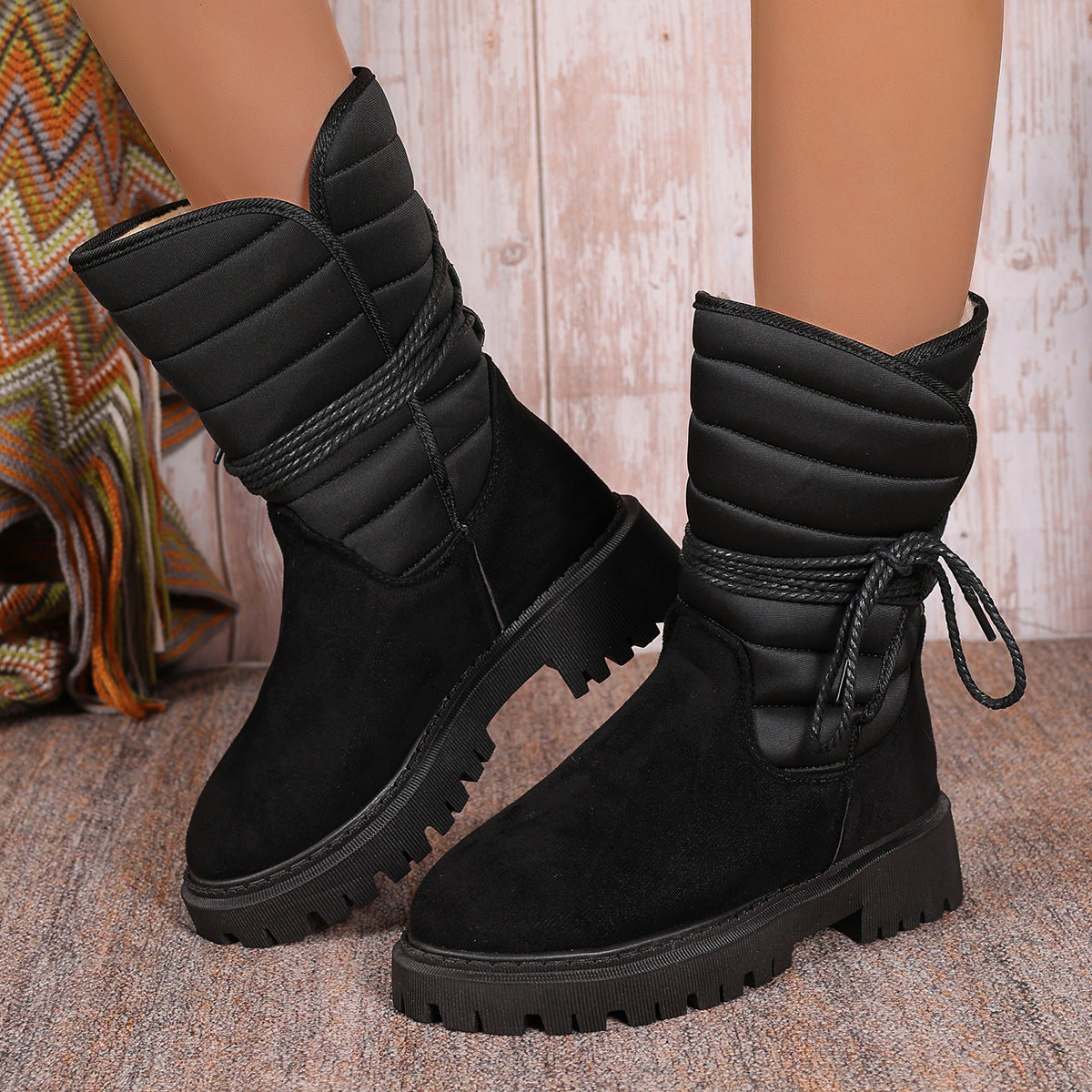 Women Fashionable & Functional Mid-Calf Snow Boots