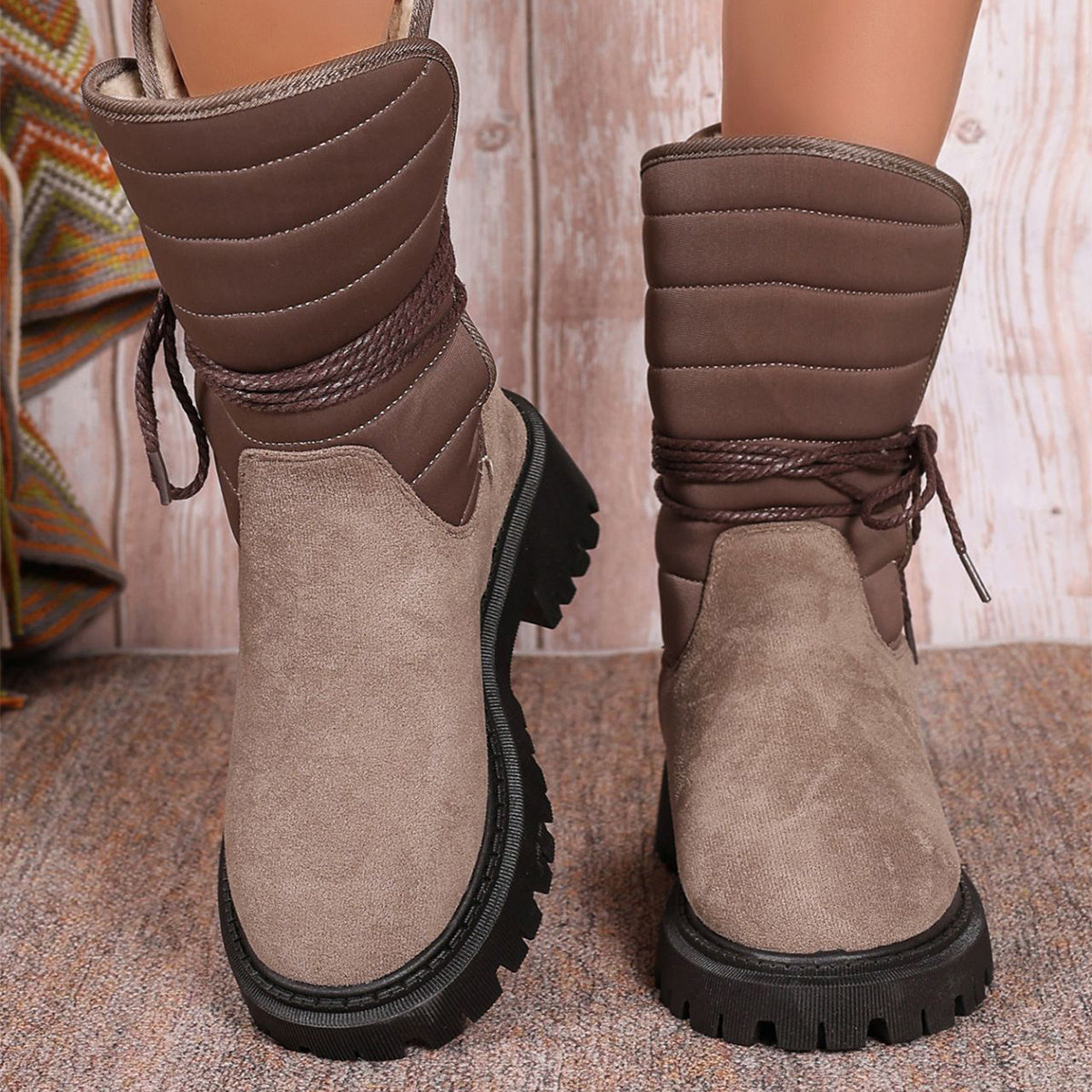 Women Fashionable & Functional Mid-Calf Snow Boots