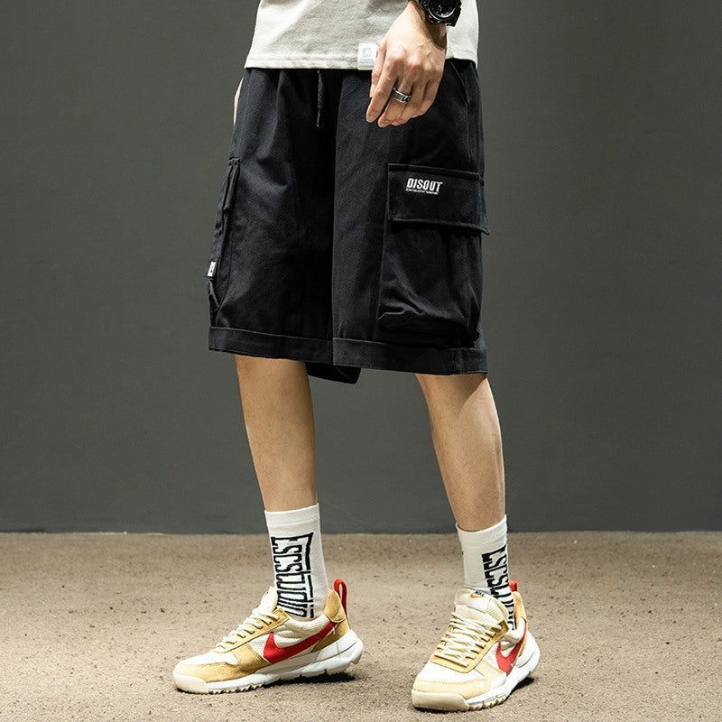 Pantalones cortos cargo con bolsillos Pantalones de verano para hombres