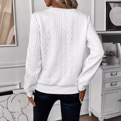 Pullover Half Long-sleeve Zipper Sweaters Women's Clothing