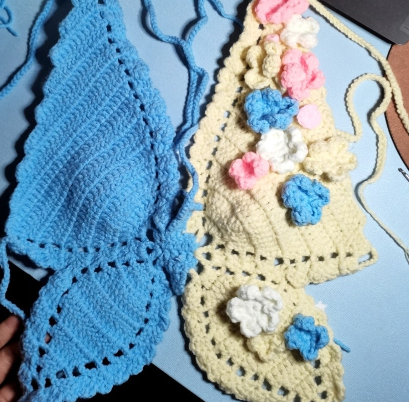 Camisola con corte de nudo y lazo para mujer