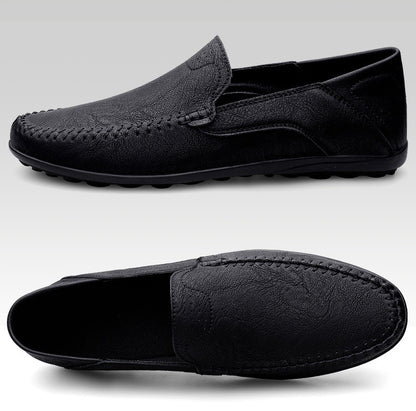 Summer Men's Slip-on Lofter Trendy British-style Casual Shoes