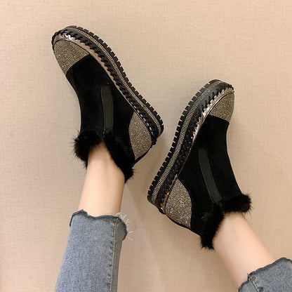 Women Platform Fashion  Ankle Boot