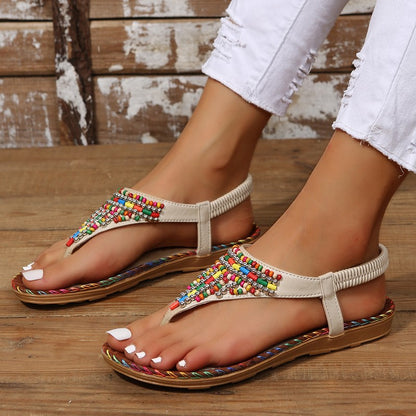 Women Bohemia Style Clip Toe Sandals