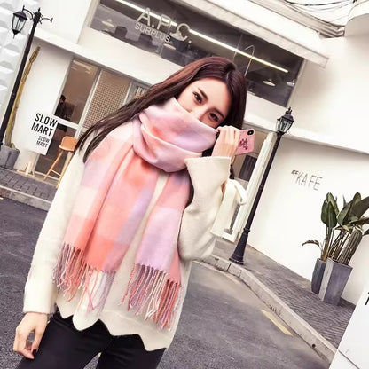 Warm Winter Scarf, Thickened, Couple, Trendy, High-Grade, Shawl