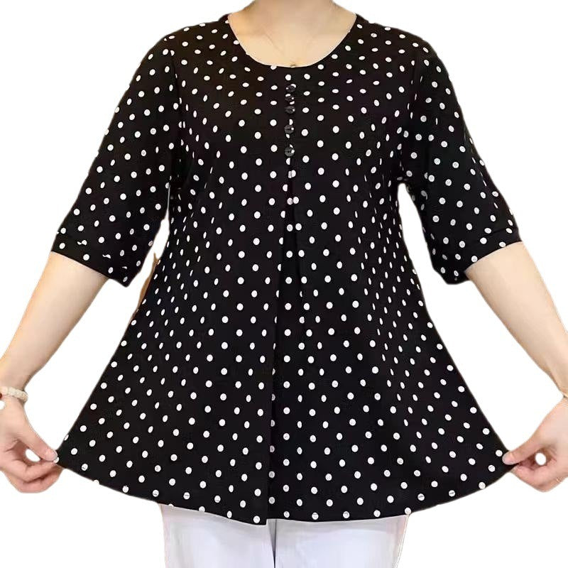 Polka Dot T-Shirt Dress