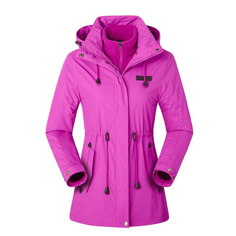 Warmth Multicolor Outdoor Jacket For Women