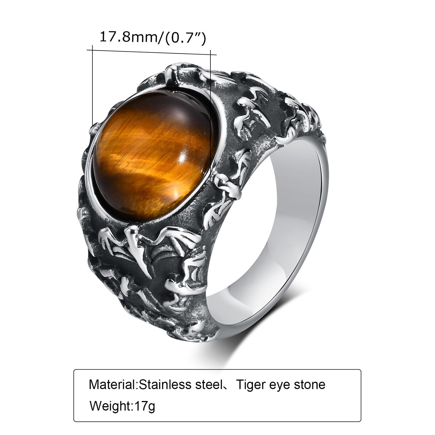 Men's Fashion Titanium Steel Ring