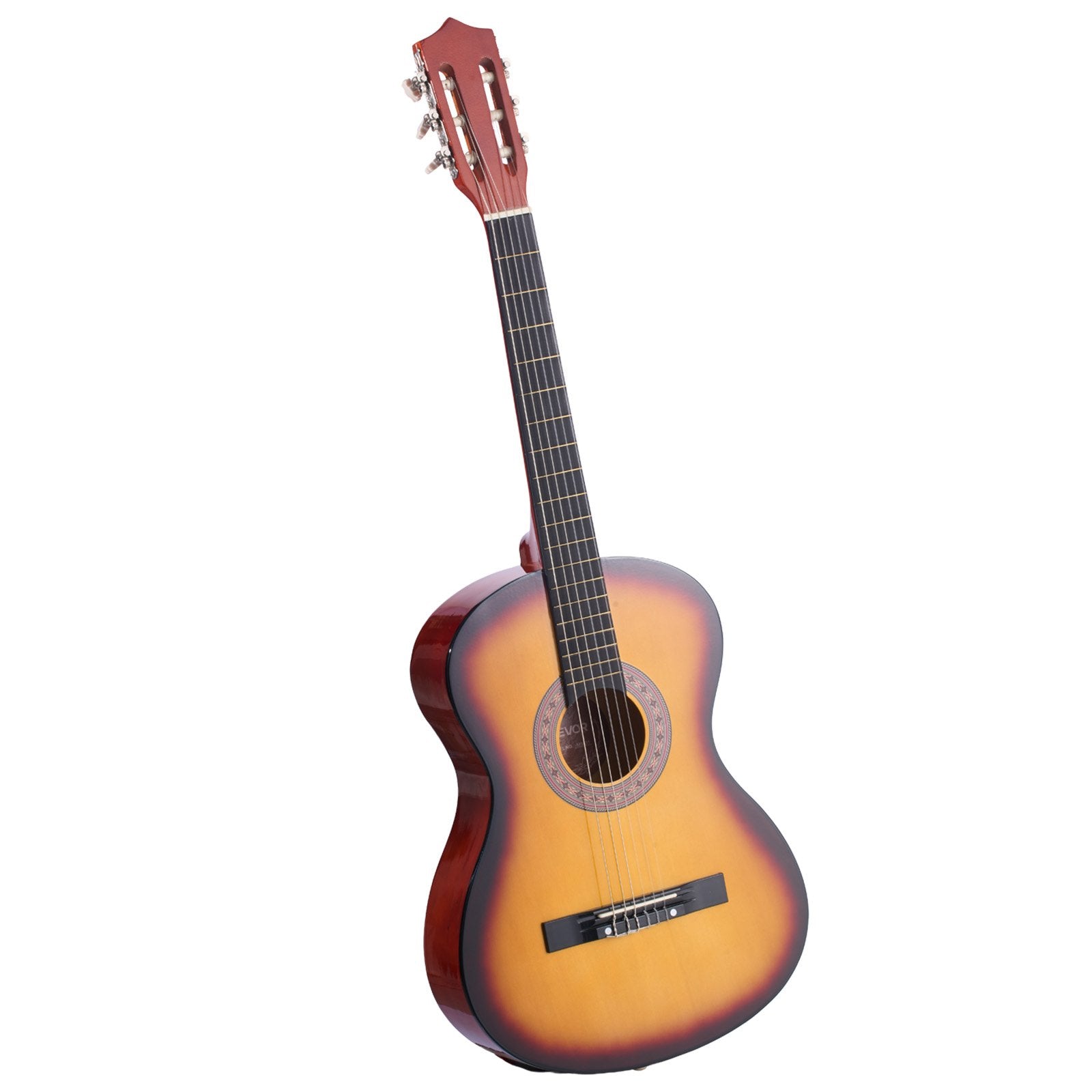 Classical Guitar, 38 Inch, Wood Classical Guitar Starter Kit For Beginners, With Nylon Strings, Gig Bag, Strap, Tuner, Extra String, Pick, Capo, Basswood, For Teenagers Adults Students, Sunburst