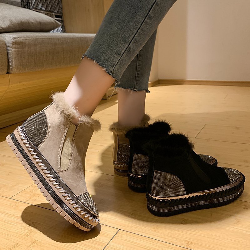 Women Platform Fashion  Ankle Boot