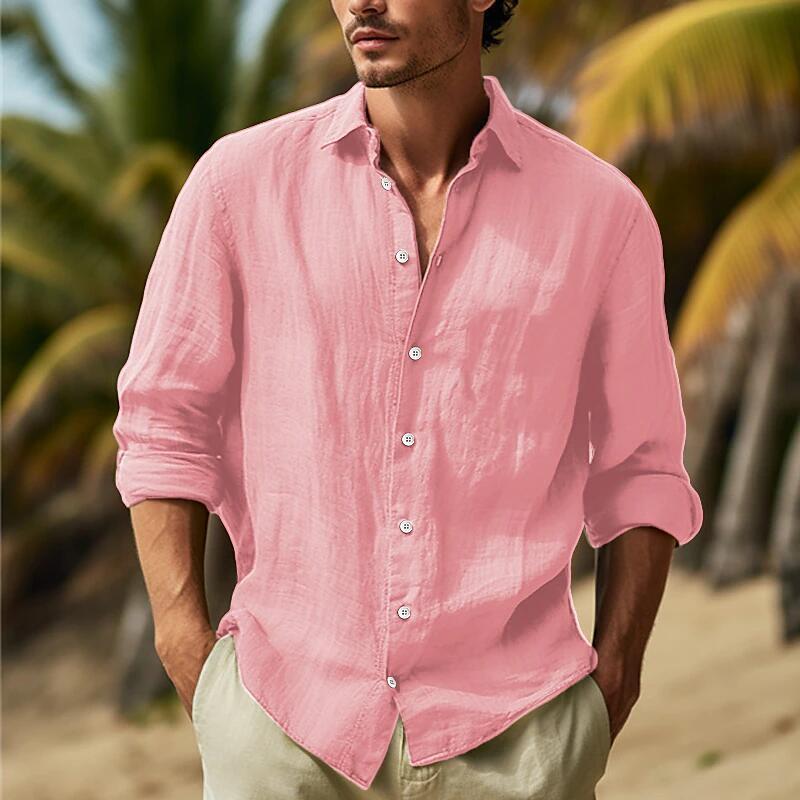 Men's Casual Solid Color  Shirt