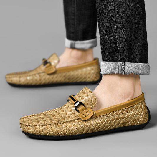 Men Slip-on Casual Leather Shoes