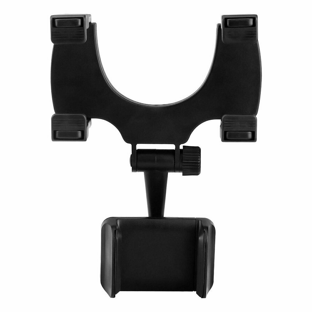 Universal Car Rear View Mirror Mount Stand GPS Cell Phone Holder 360 Rotation