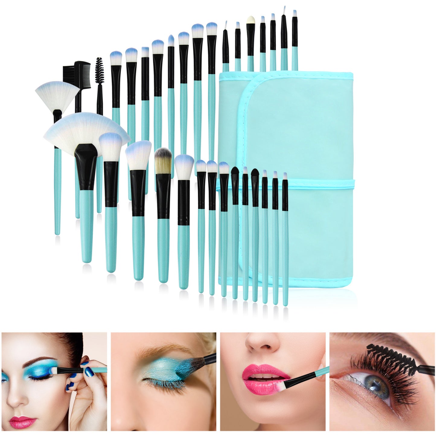 32 Makeup Brushes Set