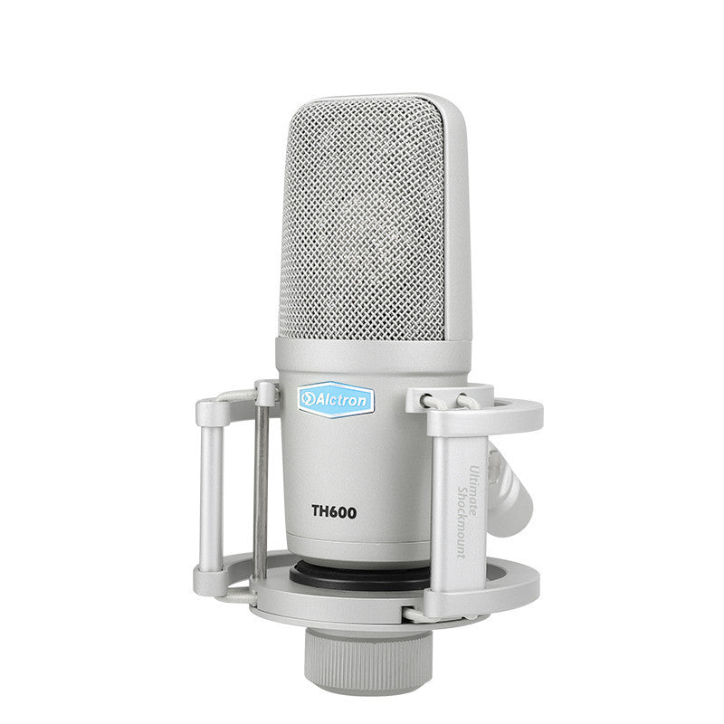 TH600 Large-Diaphragm Studio Condenser Microphone with Shock Mount & Pop Filter