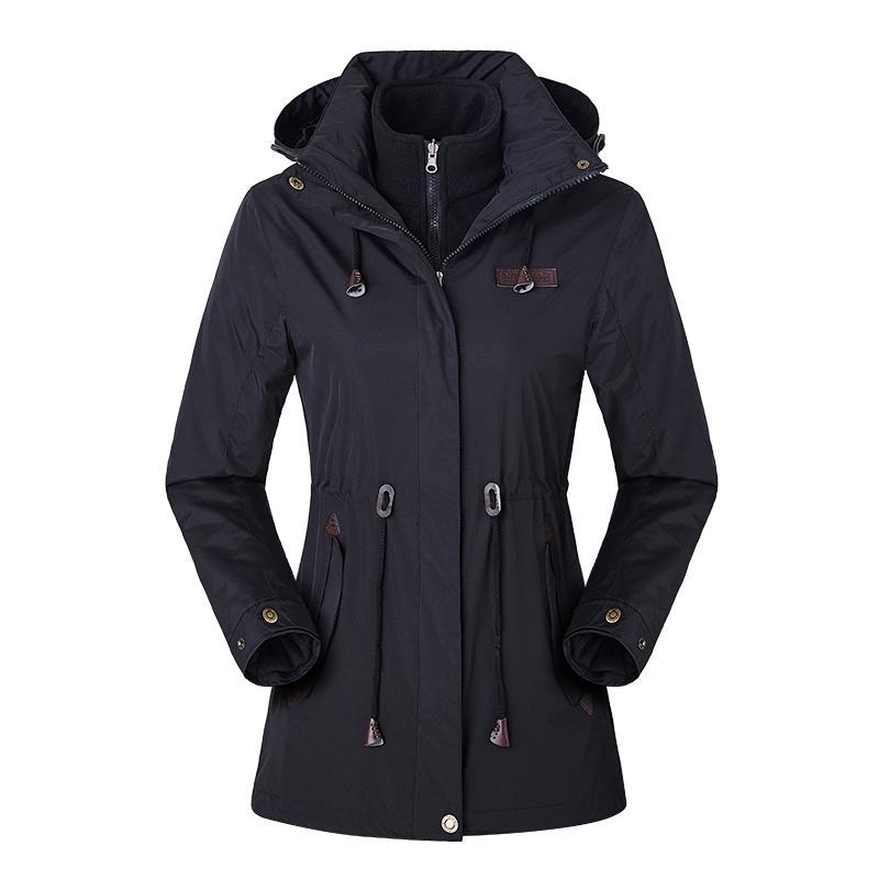 Warmth Multicolor Outdoor Jacket For Women