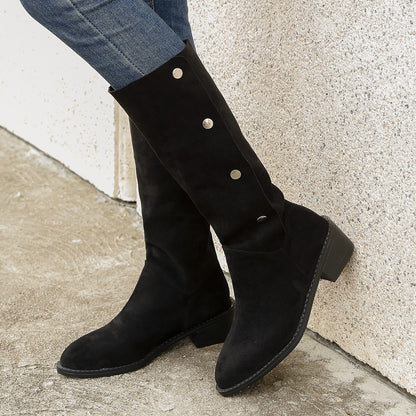 Trendy Unique Mid-Calf Boots