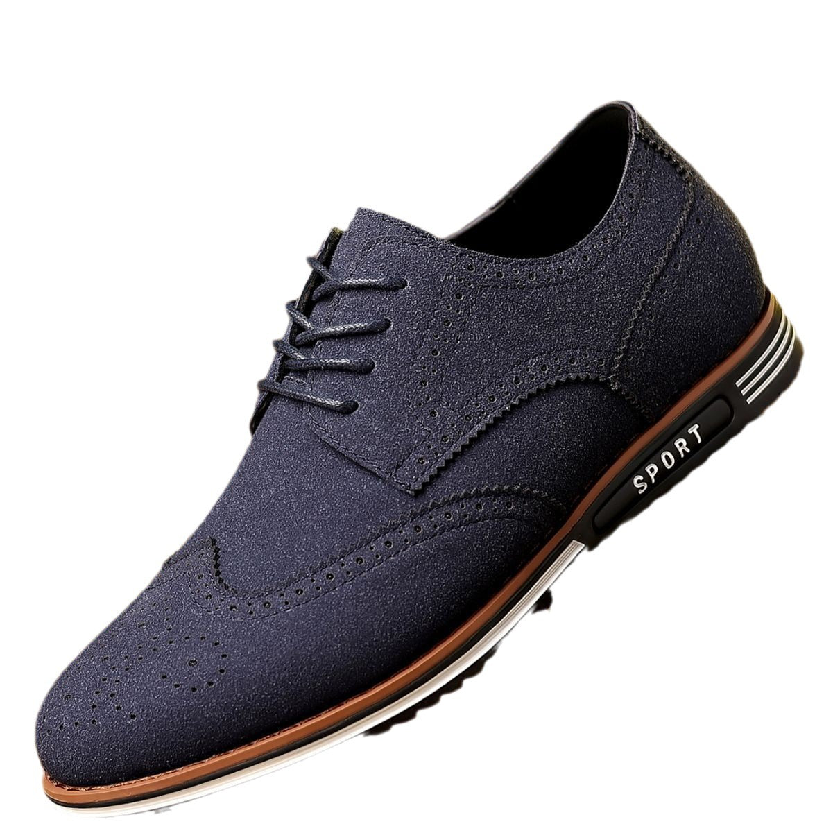 Men's Matte Low-top Suede Leather Casual Shoes