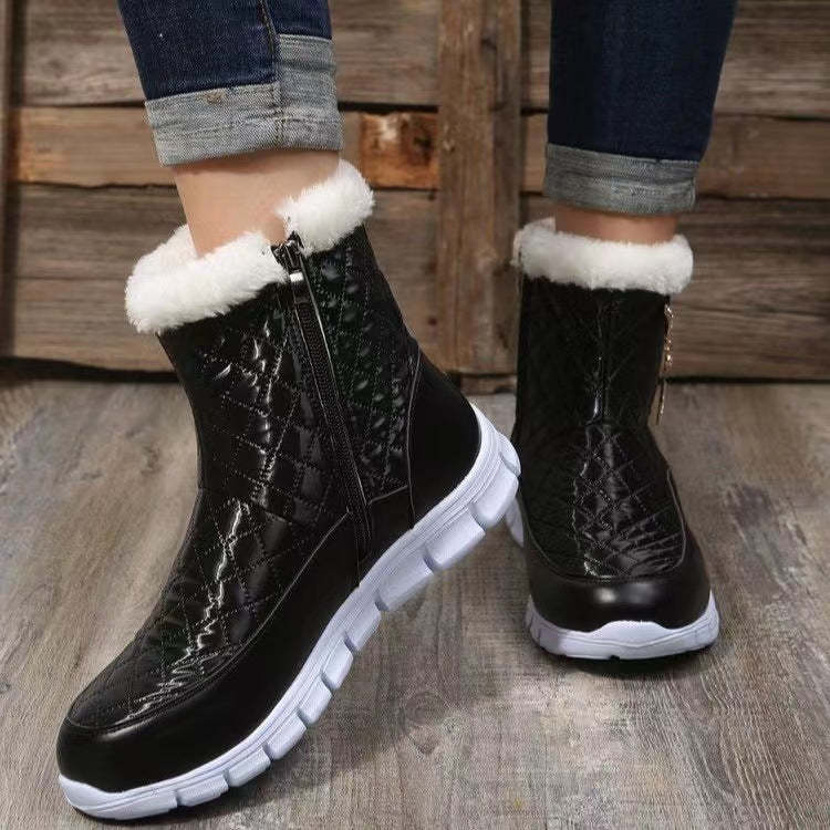 Women's Winter Platform Boots with Plush Lining