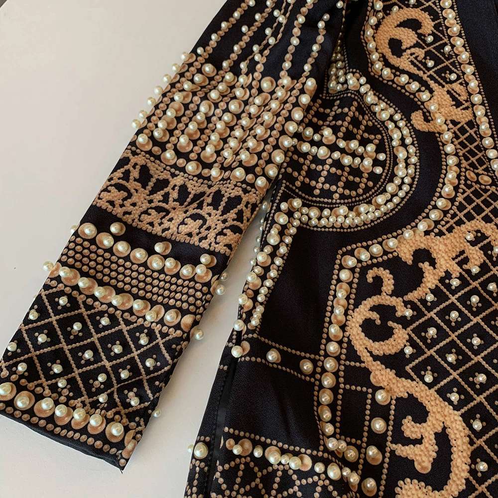 Chaqueta de traje acolchada Impresión de cuentas de burbujas Ropa de mujer