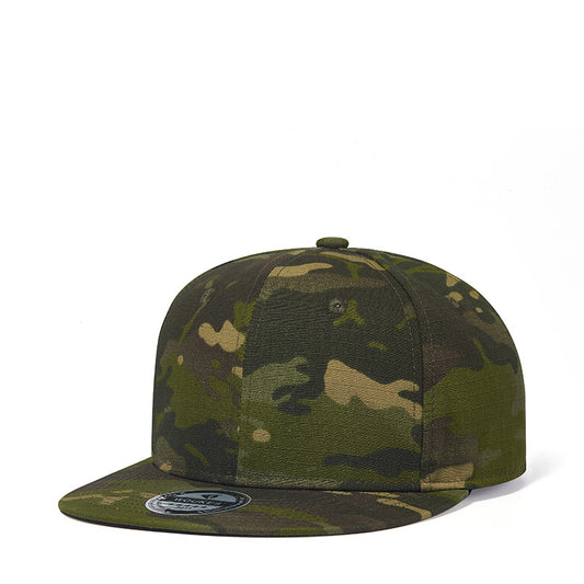 Camouflage Army Green Hip Hop Cap Casquette de baseball pour hommes à la mode européenne et américaine