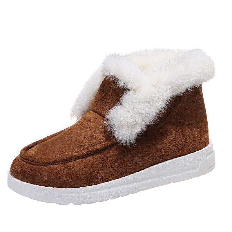 Women Plush Fur Ankle Boots
