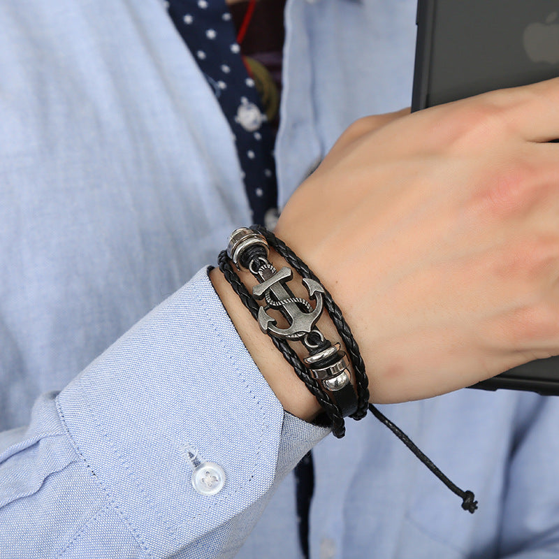 Coffret cadeau cinq pièces pour montre-bracelet portefeuille pour homme