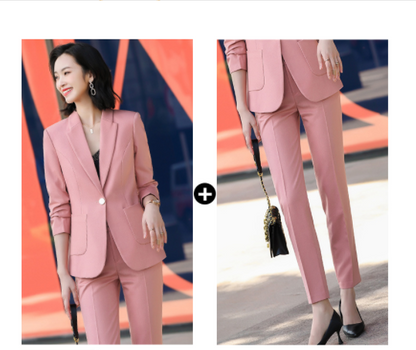 Spring And Autumn Fashion Temperament Commuter Women's Suits