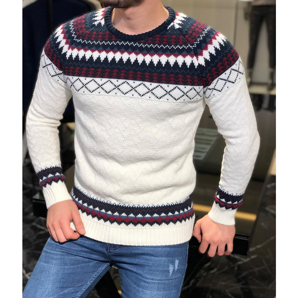 Jacquard Pullover Sweater Base