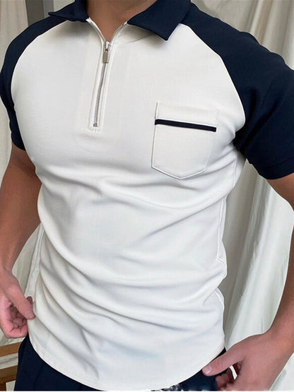 Men Short-Sleeved Polo Shirt