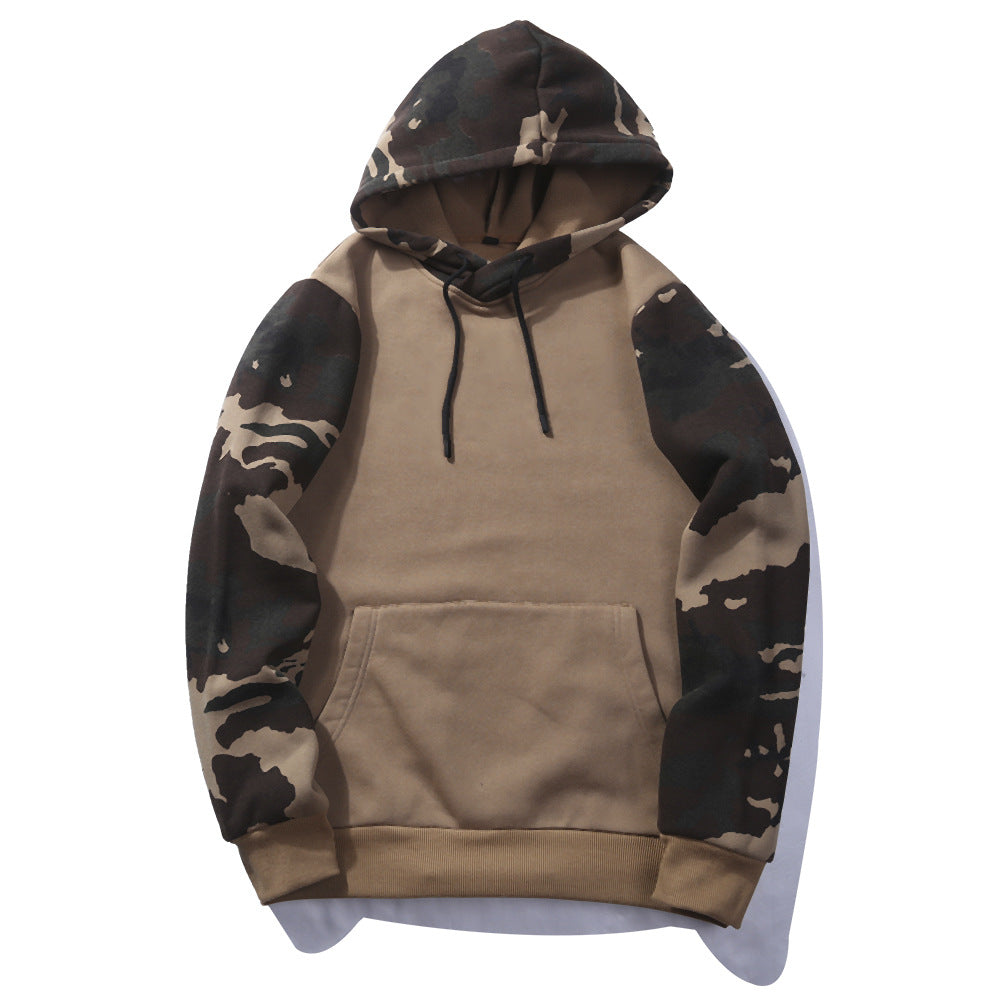 Sweat-shirt camouflage de loisirs pour hommes