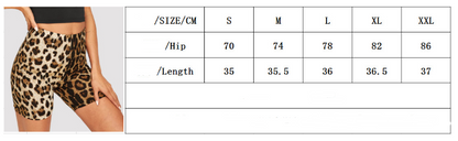 Short à imprimé léopard 