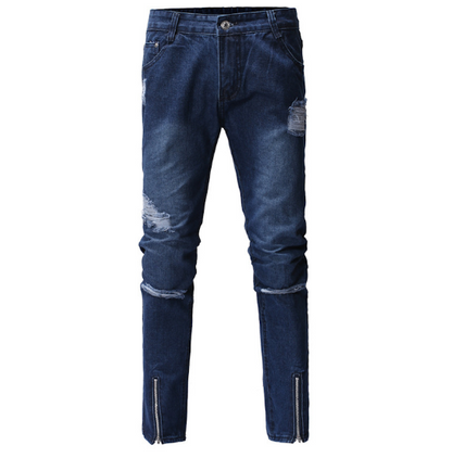 Jeans rasgados de hombre