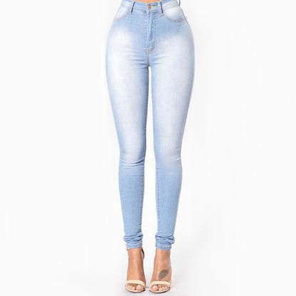 Fashion High Waist Stretch Slim Denim Pants