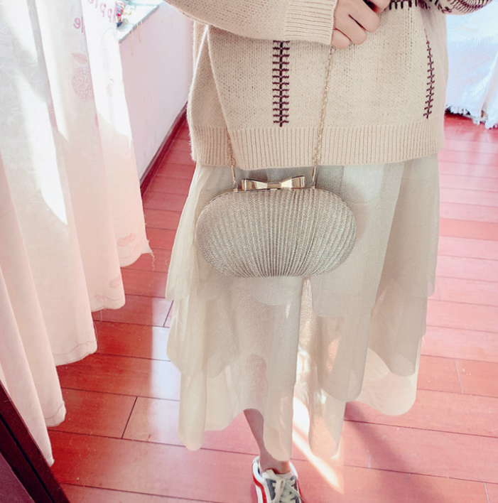 Crossbody Frosted Clutch