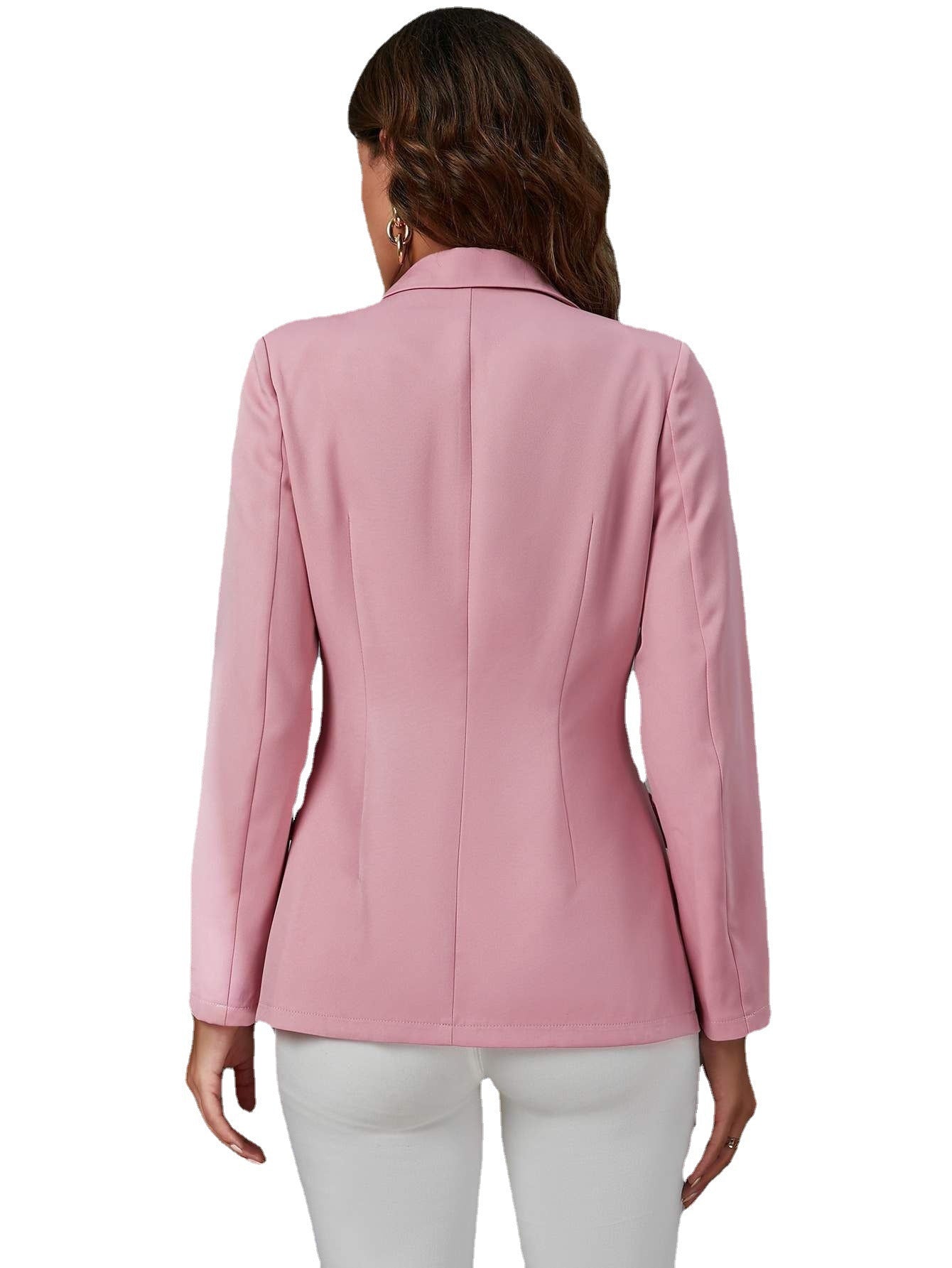 Blazer de mujer con cuello de traje ajustado