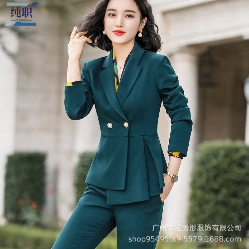 Business Wear Lady Temperament Host Working Dress