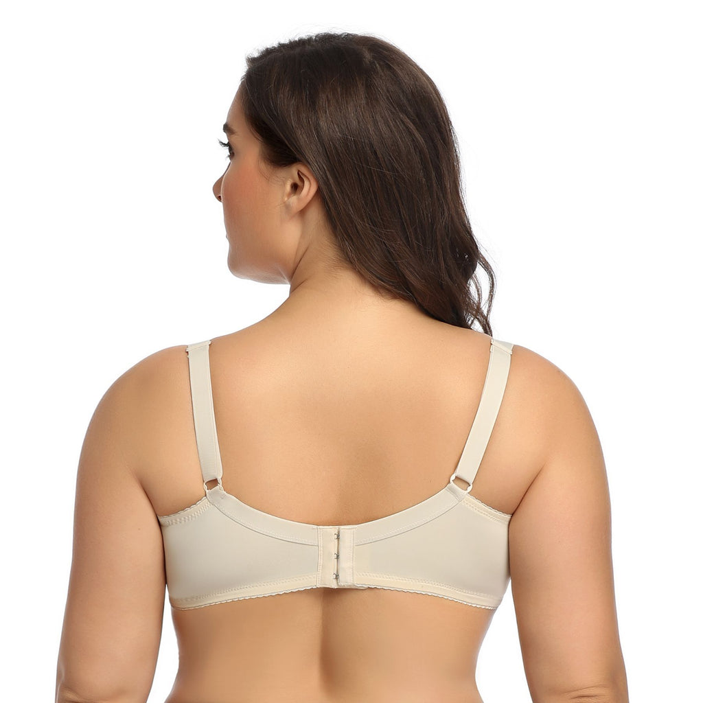 Sujetador de encaje de copa completa ultrafino 