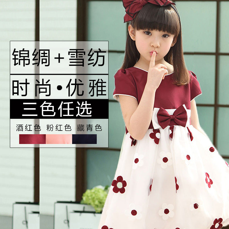 vestido de niña de flores de sol 