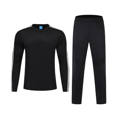 Men's slim Round Neck Casual Running Two-Piece Sport Suit