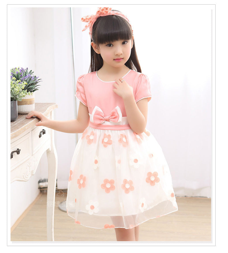 vestido de niña de flores de sol 