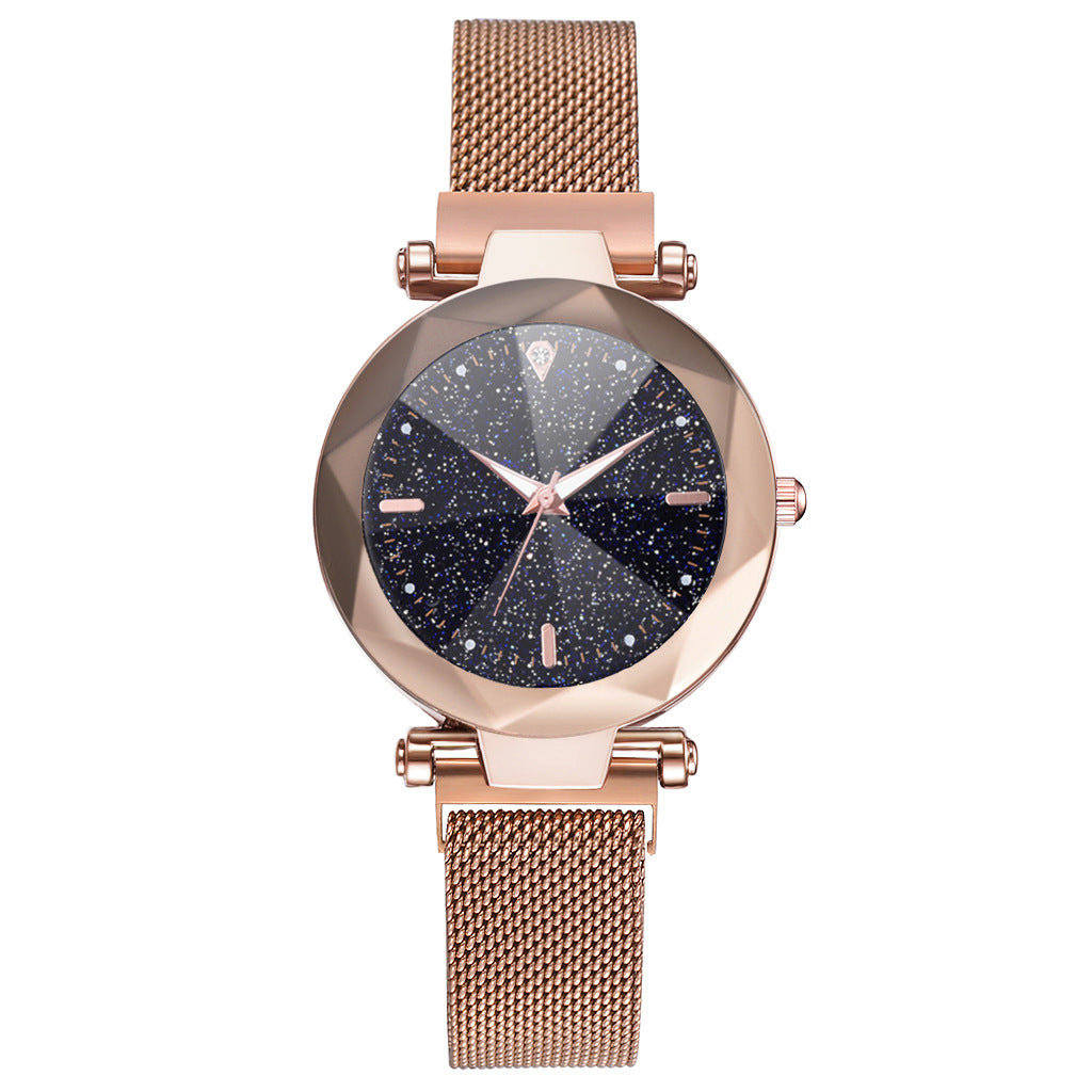 Luxury Diamond Rose Gold Women's Watch