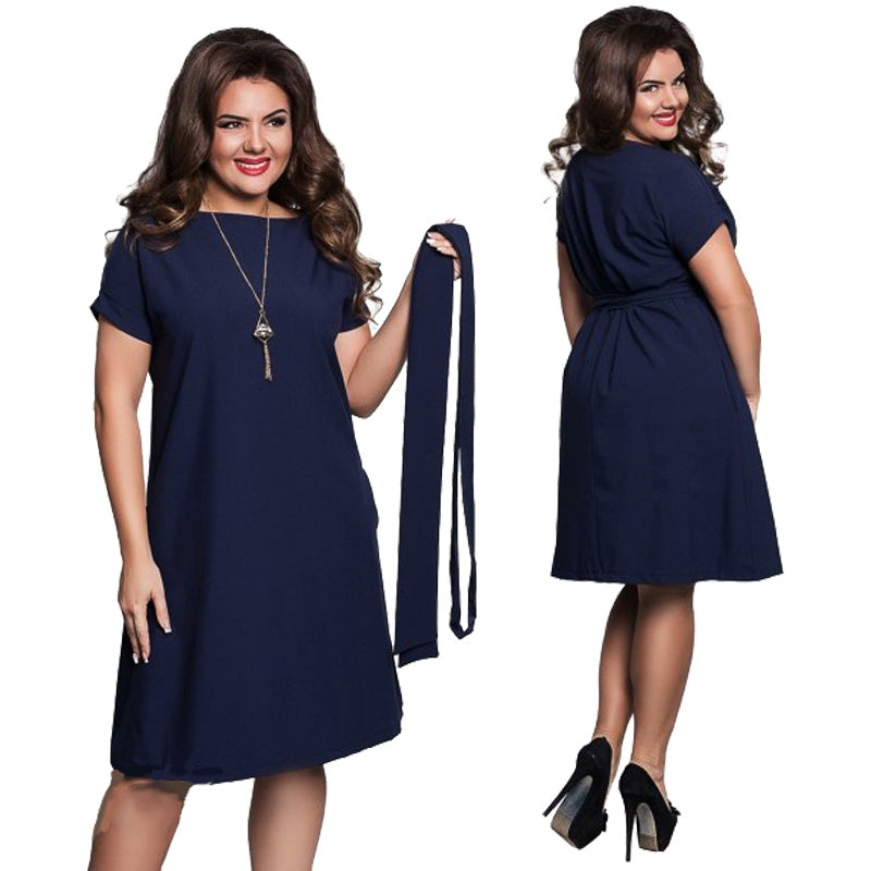 Robe décontractée grande taille pour femmes