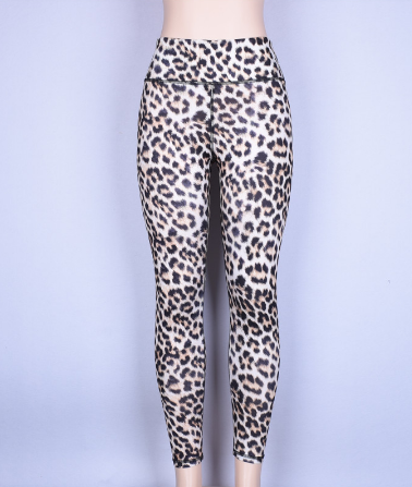 Legging léopard taille haute 