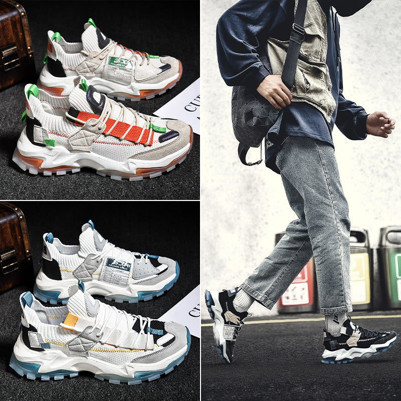 Chaussures de sport de loisirs en plein air à semelle épaisse