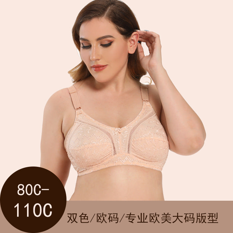 Jacquard Ultra-thin No Steel Ring  Bra