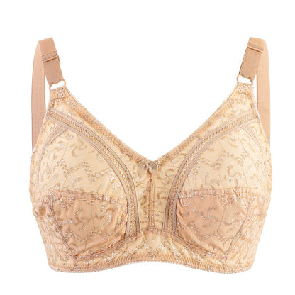 Jacquard Ultra-thin No Steel Ring  Bra