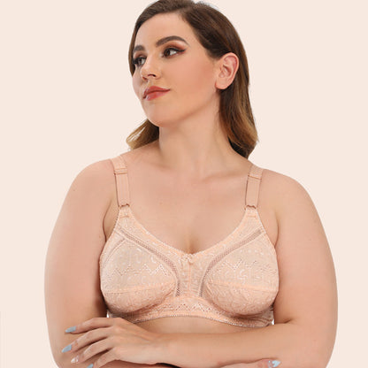 Jacquard Ultra-thin No Steel Ring  Bra