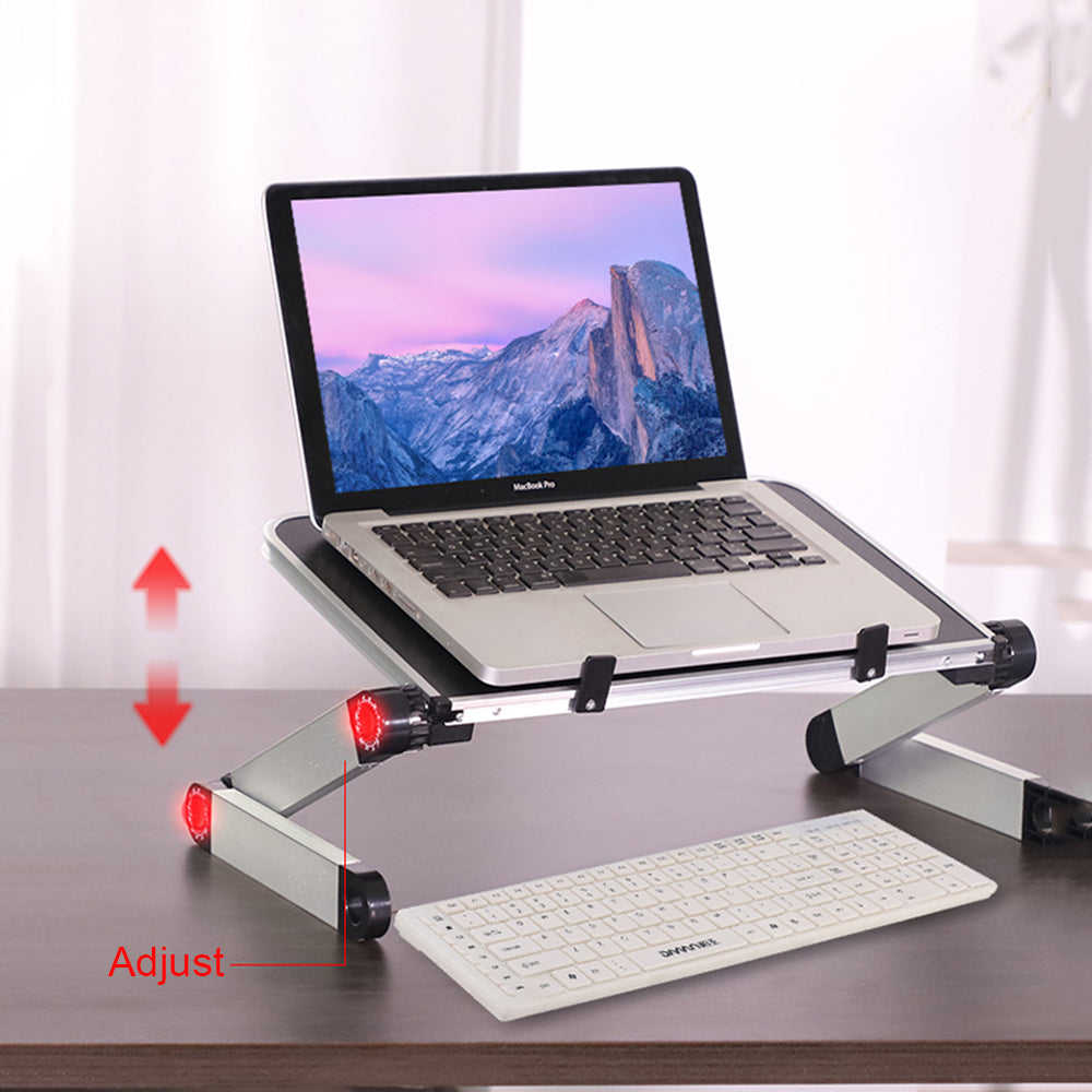 Support d'ordinateur portable pliable Support de tablette de bureau ergonomique