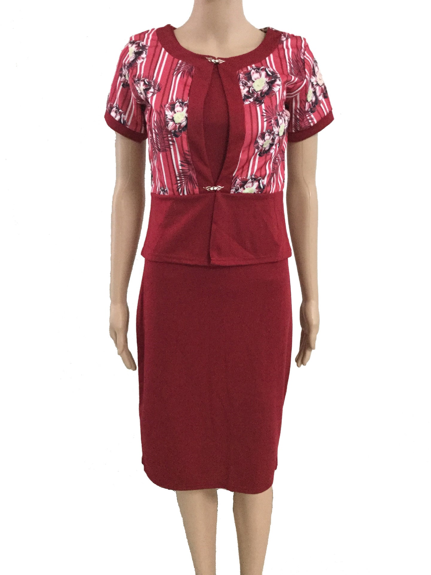 Women's Plus Size Explosive Two-Piece Dress